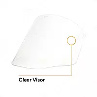 3M Clear Propionate Faceshield W96, Pack of 10, 82700-00000, Molded