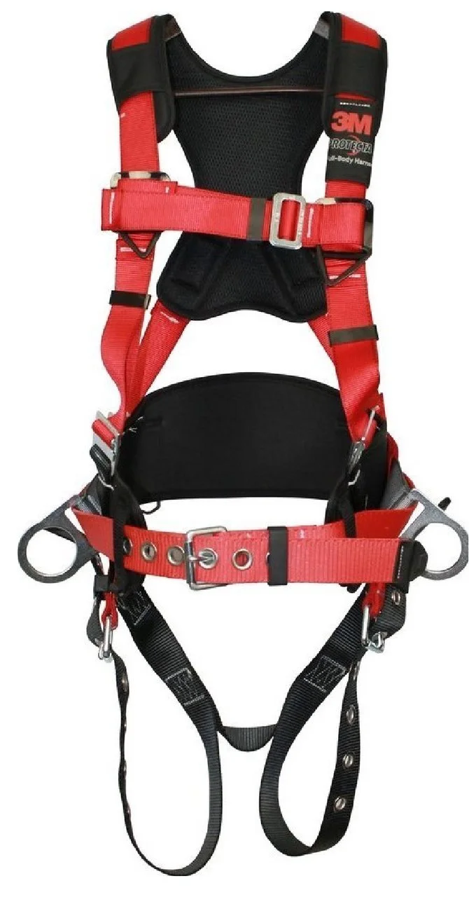 3M Protecta Pro Fall Arrest Kit with Back/Side D-Rings, Padded Shoulder/Hip/Leg