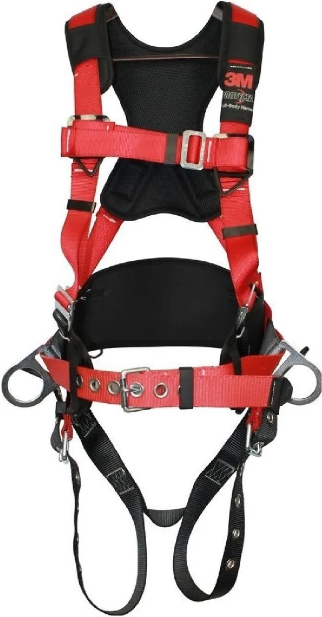 3M Protecta Pro Fall Arrest Kit with Back/Side D-Rings, Padded Shoulder/Hip/Leg