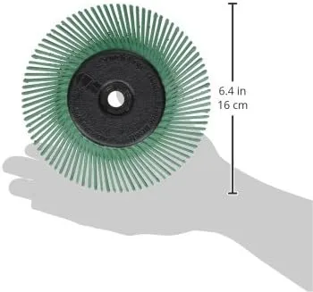 3M 3M-27605 Radial Bristle Brush Grade - 50, Size - 6 x 1/2