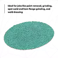 3M Green Corps Roloc Disc 36525, 40+ Grit, 2 in, Pack of 25 Heavy Duty, Quick Change Discs for Grinding, Coating Removal