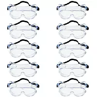 3M Splash Safety Goggles Anti-Fog, Pack of 10, Clear Anti Fog Lens, 40661-00000-10