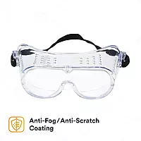 3M Impact Safety Goggles 40650-00000-10, Clear Lens