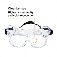 3M Impact Safety Goggles 40650-00000-10, Clear Lens