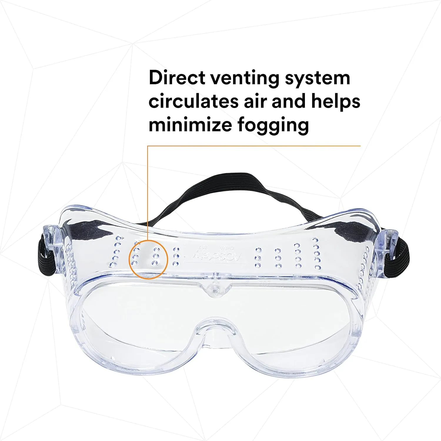 3M Impact Safety Goggles 40650-00000-10, Clear Lens