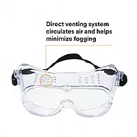3M Impact Safety Goggles 40650-00000-10, Clear Lens