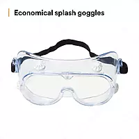 3M Safety Splash Goggle 334 40660-00000-10 Clear Lens 10 ea/case