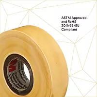 3M Scotch Varnished Cambric Tape 2510, 3/4 in x 60 ft, 1 roll/carton, Yellow 3/4" Width, 60 Foot Length