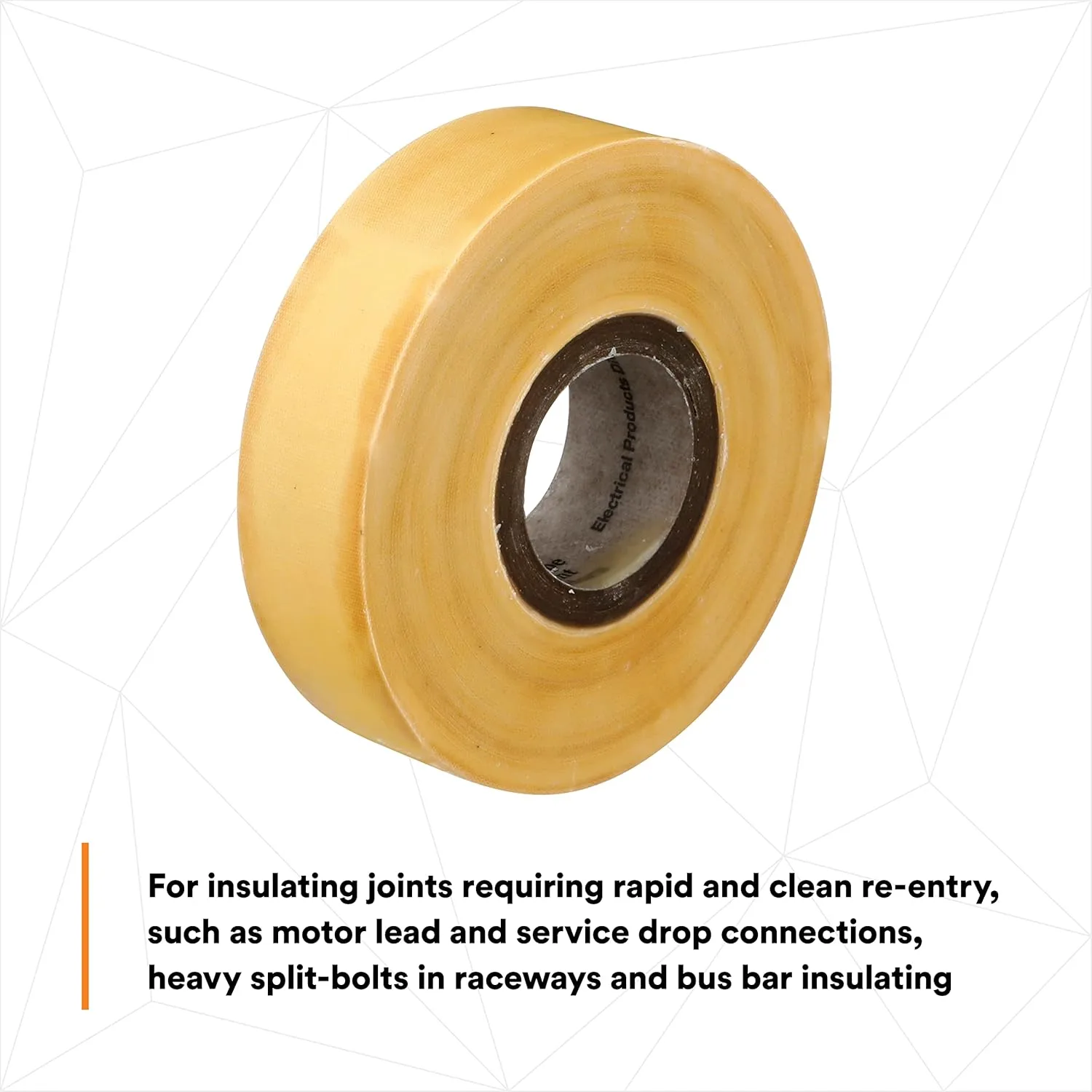 Scotch Varnished Cambric Tape 2520, Flexible, Electrically Insulating, Moisture Resistant, Yellow, 3/4 in x 60 ft