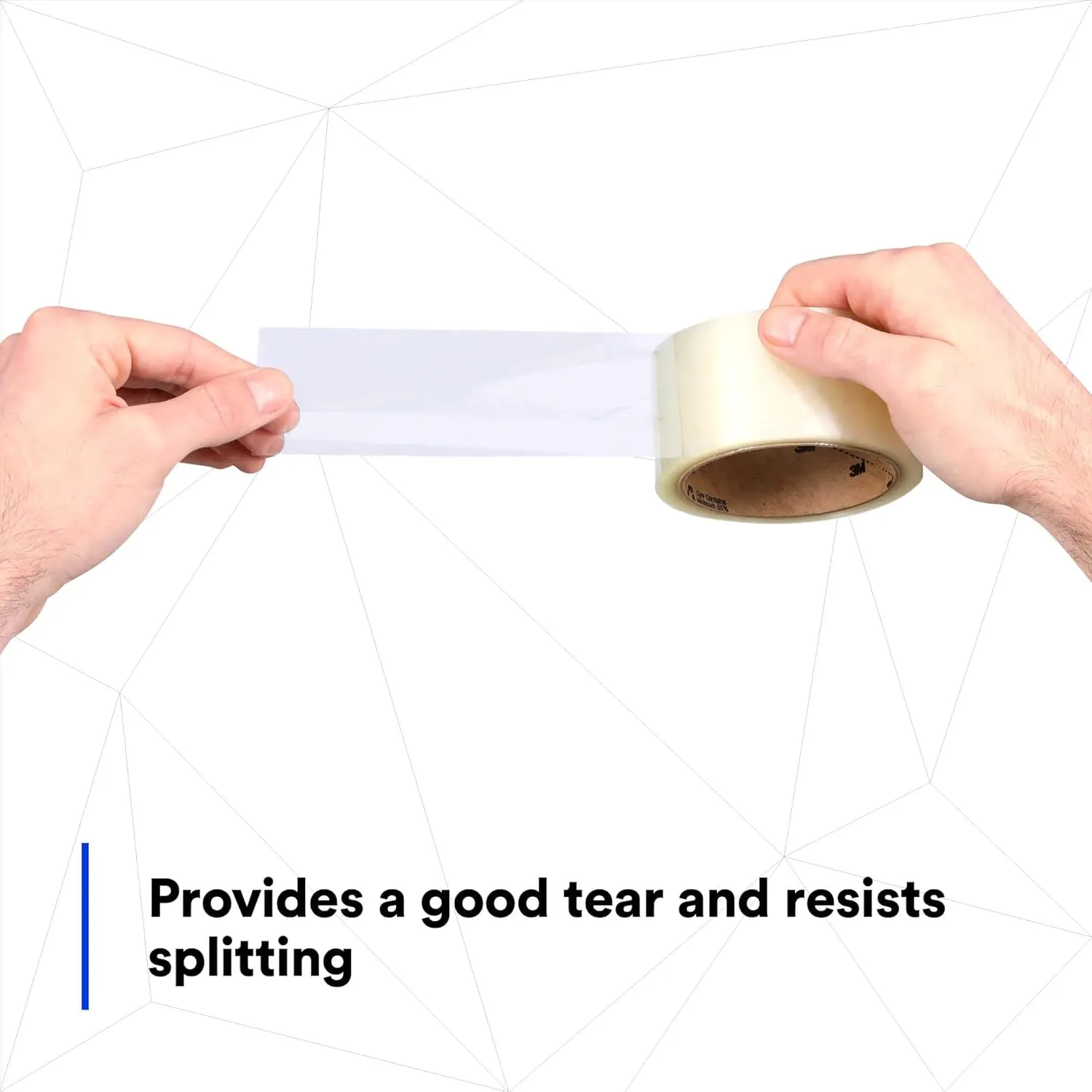 3M Scotch 371 Industrial-Grade Packing Tape, Clear, 48 mm x 100 m, High Performance Sealing Tape for Medium-Duty Commercial