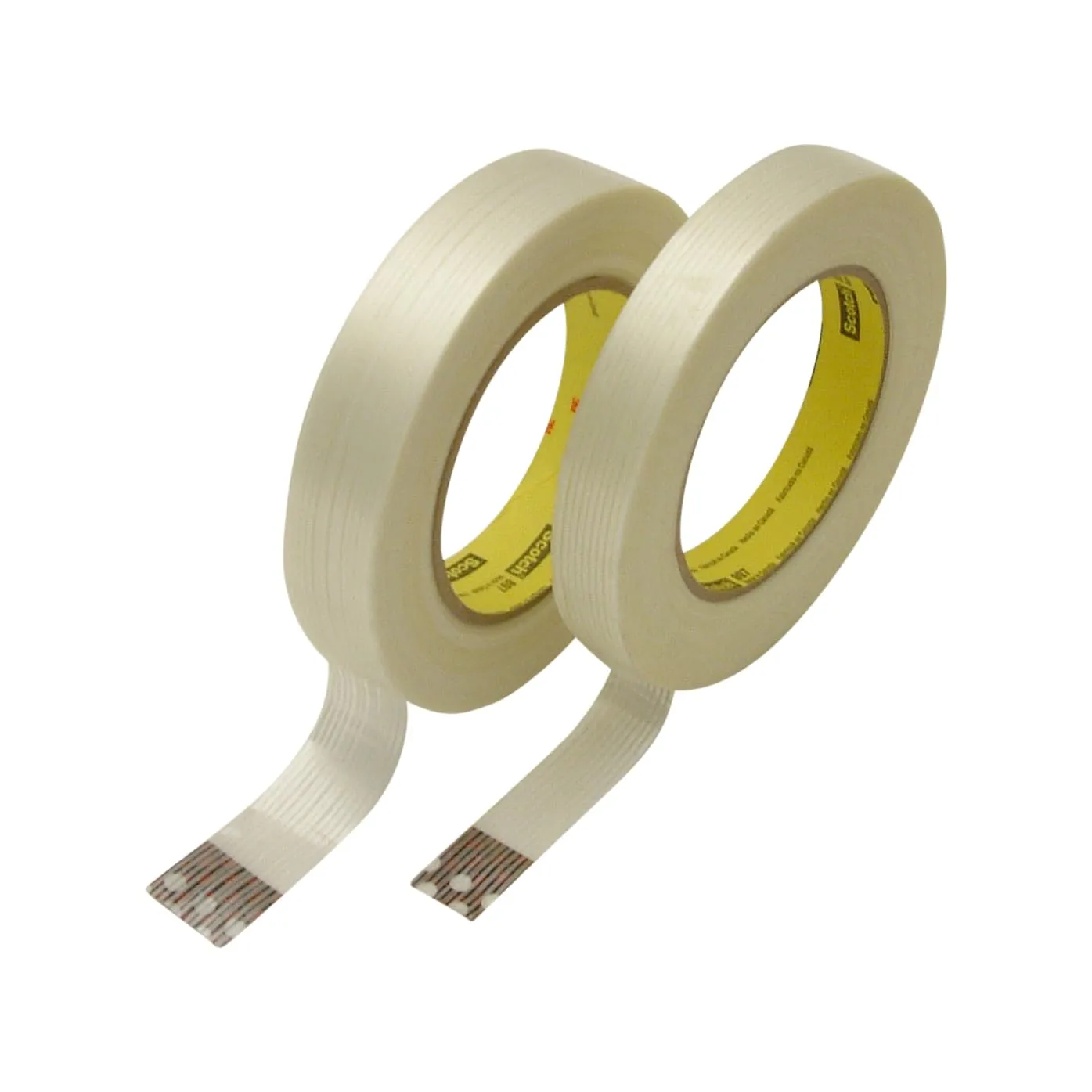 3M Scotch 897 Filament Tape, 170 lbs/in Tensile Strength, 55m Length x 24mm Width, Clear