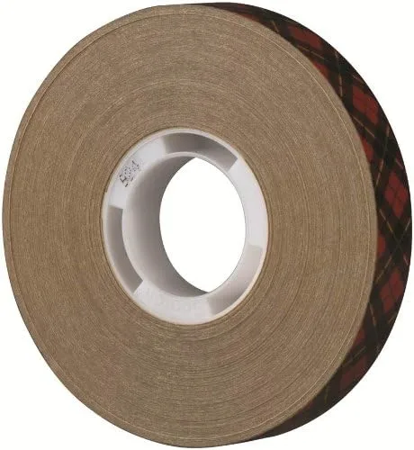 3M Scotch ATG Adhesive Transfer Tape 924 Clear, 0.50 in x 36 yd 2.0 mil (Pack of 1)