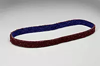 3M Scotch-Brite DF-BL Non-Woven Aluminum Oxide Sanding Belt - Medium Grade - 1/2 in Width x 12 in Length