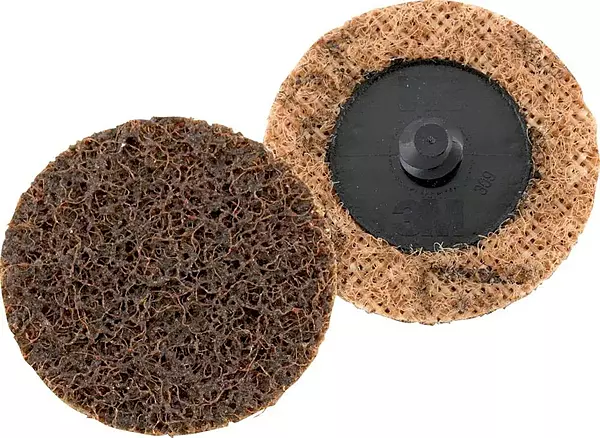 3M™ Scotch-Brite Roloc Discs, 2 in, 25,000 rpm, Aluminum Oxide (405-048011-05522) Each