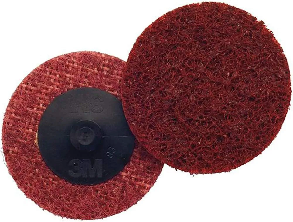 3M™ Scotch-Brite Roloc Discs, 2 in, 25,000 rpm, Aluminum Oxide (405-048011-05522) Each