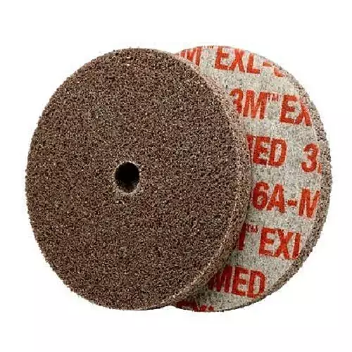10/Pk 3M Scotch-Brite 2"x1/8"x3/16" 6A MED EXL Unitized Wheel 15512