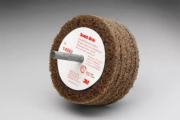 3M Scotch-Brite CPD5-S Deburring/Buffing Disc, 3 x 1.25 in, Medium