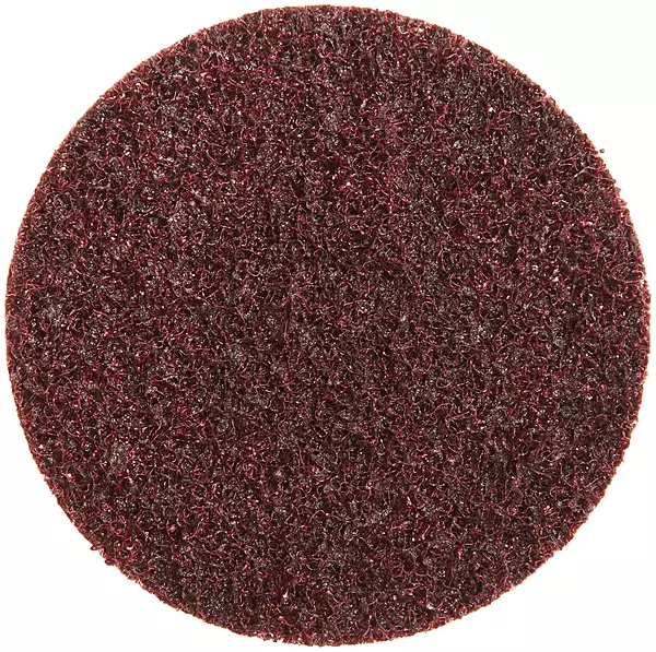 3M Scotch-Brite SC-DR Medium Grit, 3" x NH Aluminum Oxide Surface Conditioning TR Roloc Disc Maroon (25 Pack)