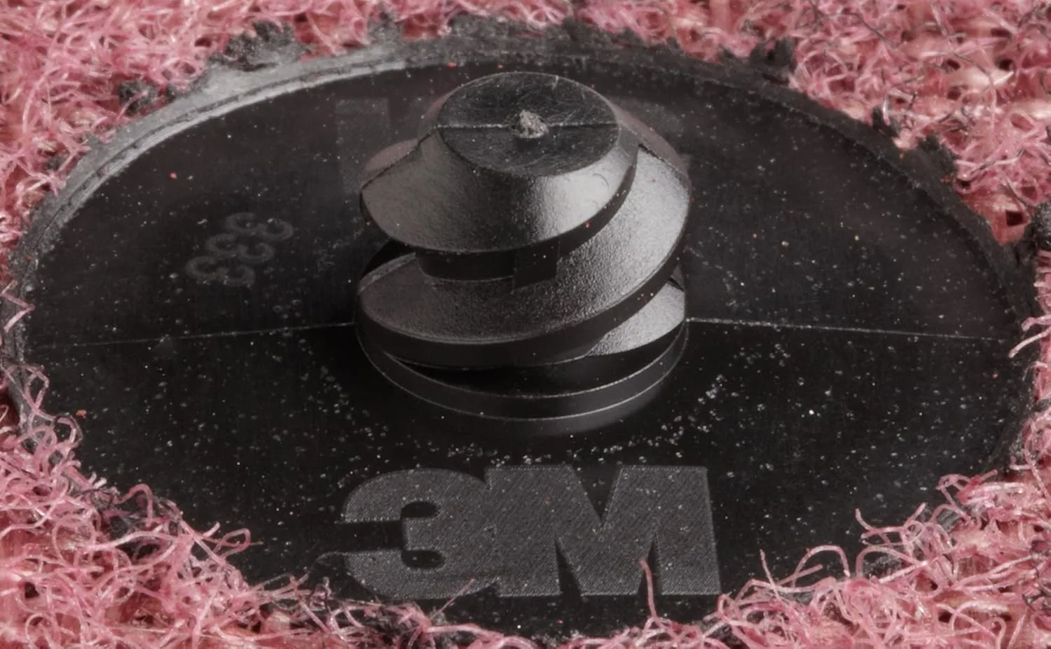 3M Scotch-Brite SC-DR Medium Grit, 3" x NH Aluminum Oxide Surface Conditioning TR Roloc Disc Maroon (25 Pack)