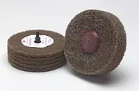 Cubitron Scotch-Brite Rivet Cleaning Disc 07410, 4 in x 1-1/4 in A MED, 10 per case