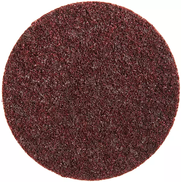 3M Scotch-Brite SC-DR Medium Grit, 4" x NH Aluminum Oxide Surface Conditioning TR Roloc Disc Maroon (25 Pack)