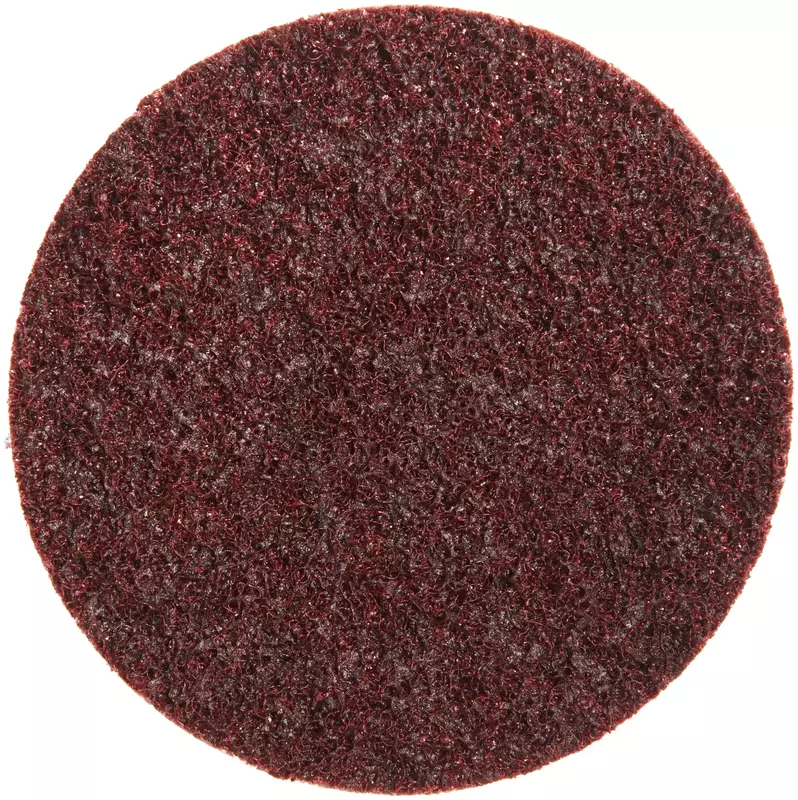 3M Scotch-Brite SC-DR Medium Grit, 4" x NH Aluminum Oxide Surface Conditioning TR Roloc Disc Maroon (25 Pack)