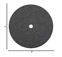 Scotch-Brite EXL Unitized Wheel, Silicon Carbide, 5000 rpm, 6" Diameter, 1/2" Arbor, 2S Fine Grit (Pack of 1)