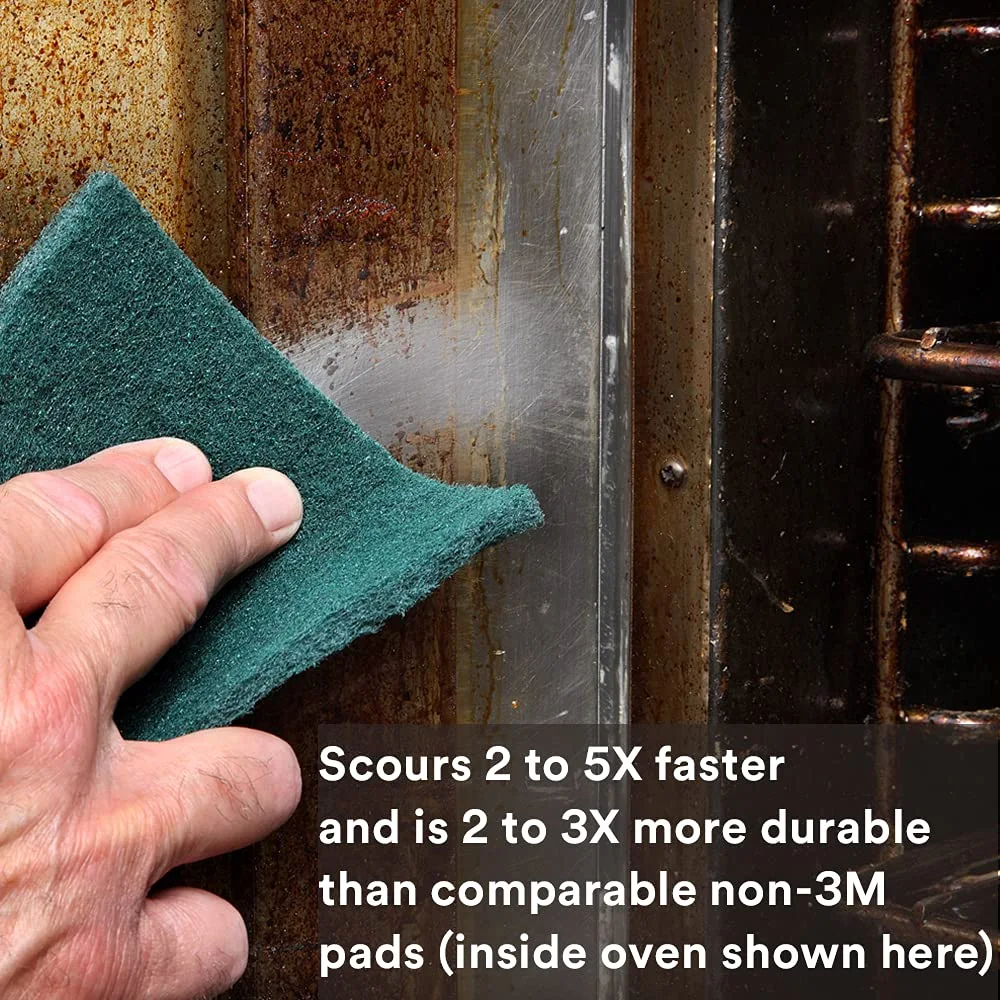 Scotch-Brite General Purpose Scouring Pad 96CC, 6 in x 9 in, 10/Pack, 6/Pack/Case 10 Pads/Pack, 6 Packs/Case