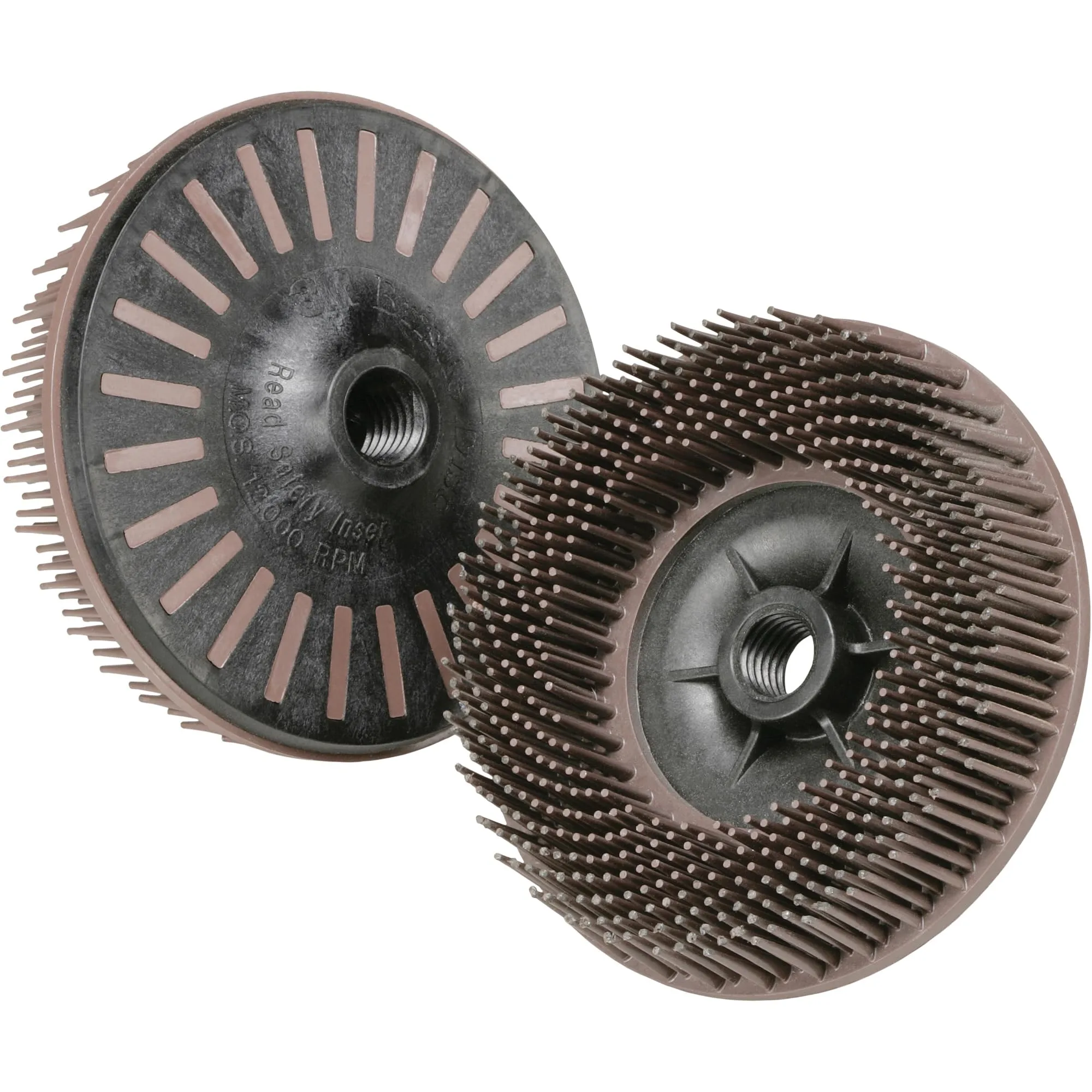3M Scotch-Brite Bristle Disc, 4-1/2 in x 5/8-11 Internal, Grit 36