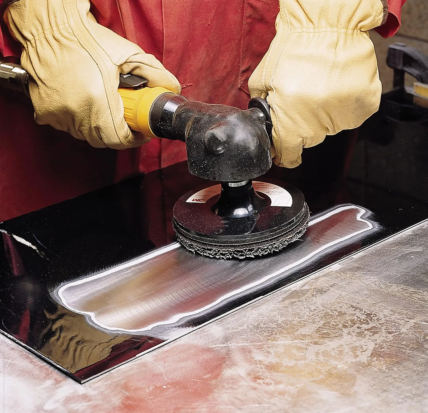 3M Scotch-Brite Coating Removal Disc - Extra Coarse Silicon Carbide Mineral - Paint and Rust Stripping Disc for Metal