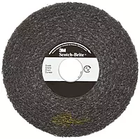 Scotch-Brite Multi-Finishing Wheel, Silicon Carbide, 6000 rpm, 6" Diameter x 2" Width, 1" Arbor, Coarse Grit (Pack of 1)