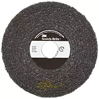 Scotch-Brite Multi-Finishing Wheel, Silicon Carbide, 6000 rpm, 6" Diameter x 2" Width, 1" Arbor, Coarse Grit (Pack of 1)