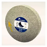 3M Scotch-Brite Deburring Wheel, 6 x 1 x 1 in, Density 7, Fine, Silicon Carbide