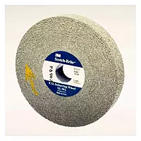 3M Scotch-Brite Deburring Wheel, 6 x 1 x 1 in, Density 7, Fine, Silicon Carbide