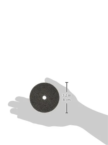 3M Scotch-Brite EXL Unitized Wheel - 2S Fine Grit Silicon Carbide - Metal Deburring, Finishing and Polishing Wheel - 3 in