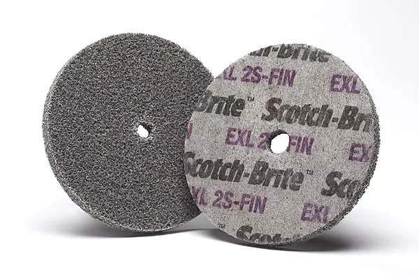 3M Scotch-Brite EXL Unitized Wheel - 2S Fine Grit Silicon Carbide - Metal Deburring