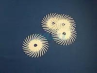 3M Scotch-Brite SS-ZB Radial Bristle Brush - 3/8 in Center Hole - 3 in OD & 20000 Max RPM - 30098 [Price is per DISC]