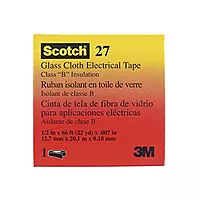 3M Scotch 27 1/2" X 66' White Electrical Tape