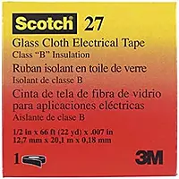 3M Scotch 27 1/2" X 66' White Electrical Tape