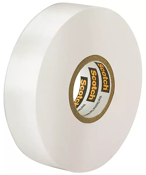 3M 35 1/2" X 20' White Scotch® Vinyl Electrical Tape No. 35