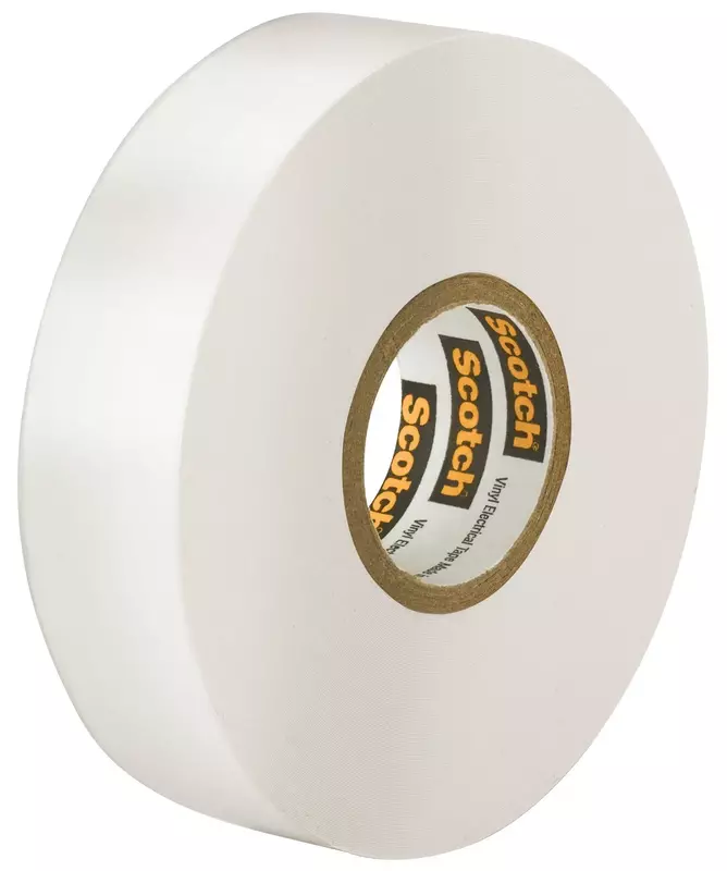3M 35 1/2" X 20' White Scotch® Vinyl Electrical Tape No. 35