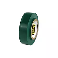 Scotch Vinyl Electrical Tape No. 35 Size: 0.5" W x 240" D, Color: Green