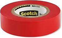 Scotch Vinyl Electrical Tape No. 35 Size: 0.5" W x 240" D, Color: Green