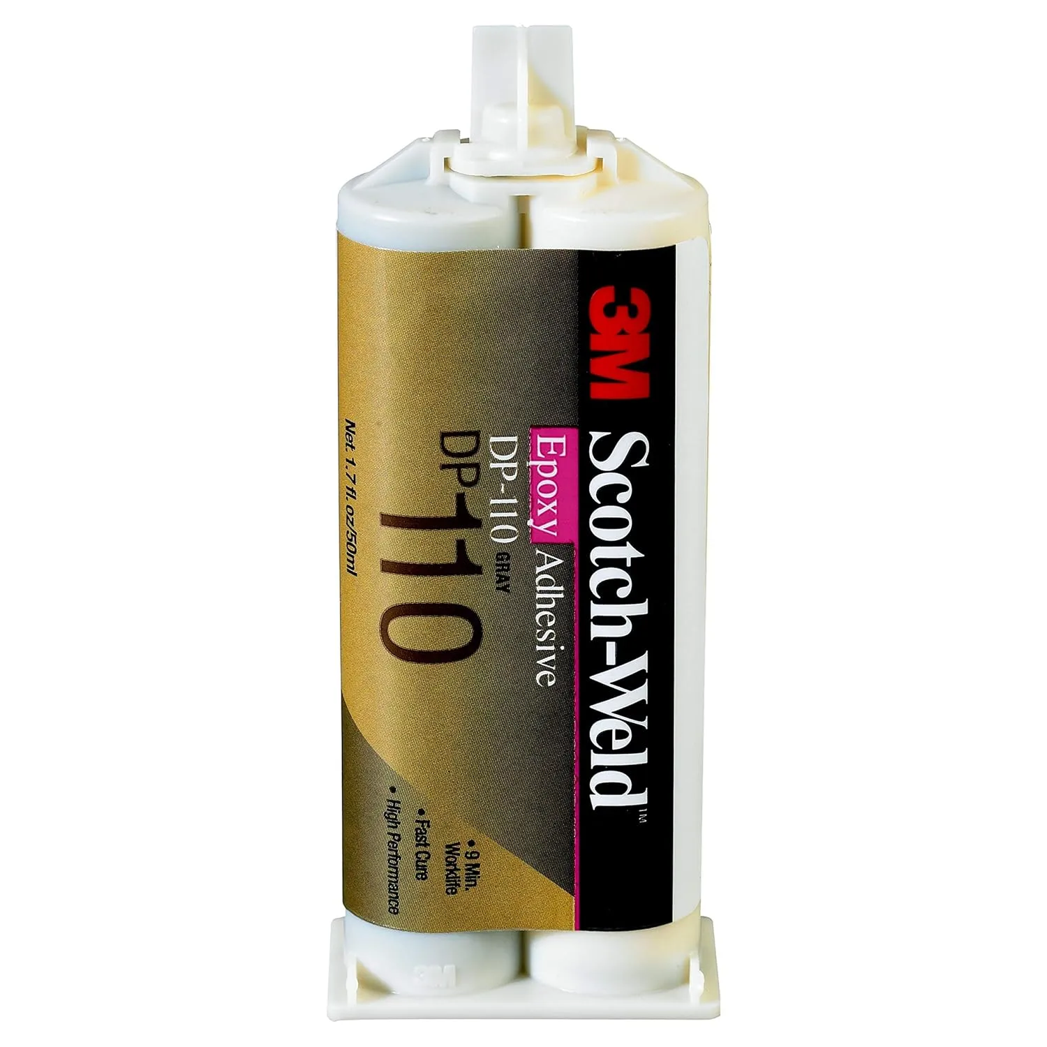 3M Scotch-Weld Epoxy Adhesive Duo-Pak, Translucent, 1.69-Ounce
