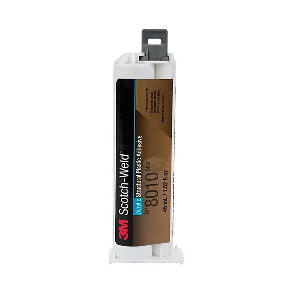3M Scotch-Weld Structural Plastic Adhesive DP8010, Blue, Extremely Strong, Plastic to Metal Bonding