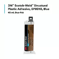 3M Scotch-Weld Structural Plastic Adhesive DP8010, Blue, Extremely Strong, Plastic to Metal Bonding