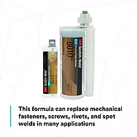 3M Scotch-Weld Structural Plastic Adhesive DP8010, Blue, Extremely Strong, Plastic to Metal Bonding