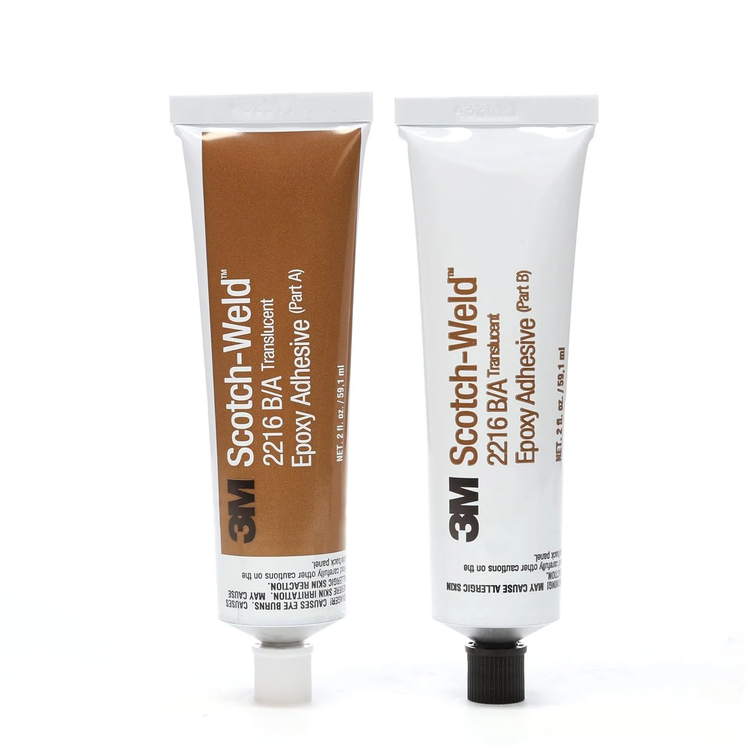 3M Scotch-Weld Epoxy Adhesive 2216 Part B/A Tube Kit, 2 fl oz (59.1 mL)