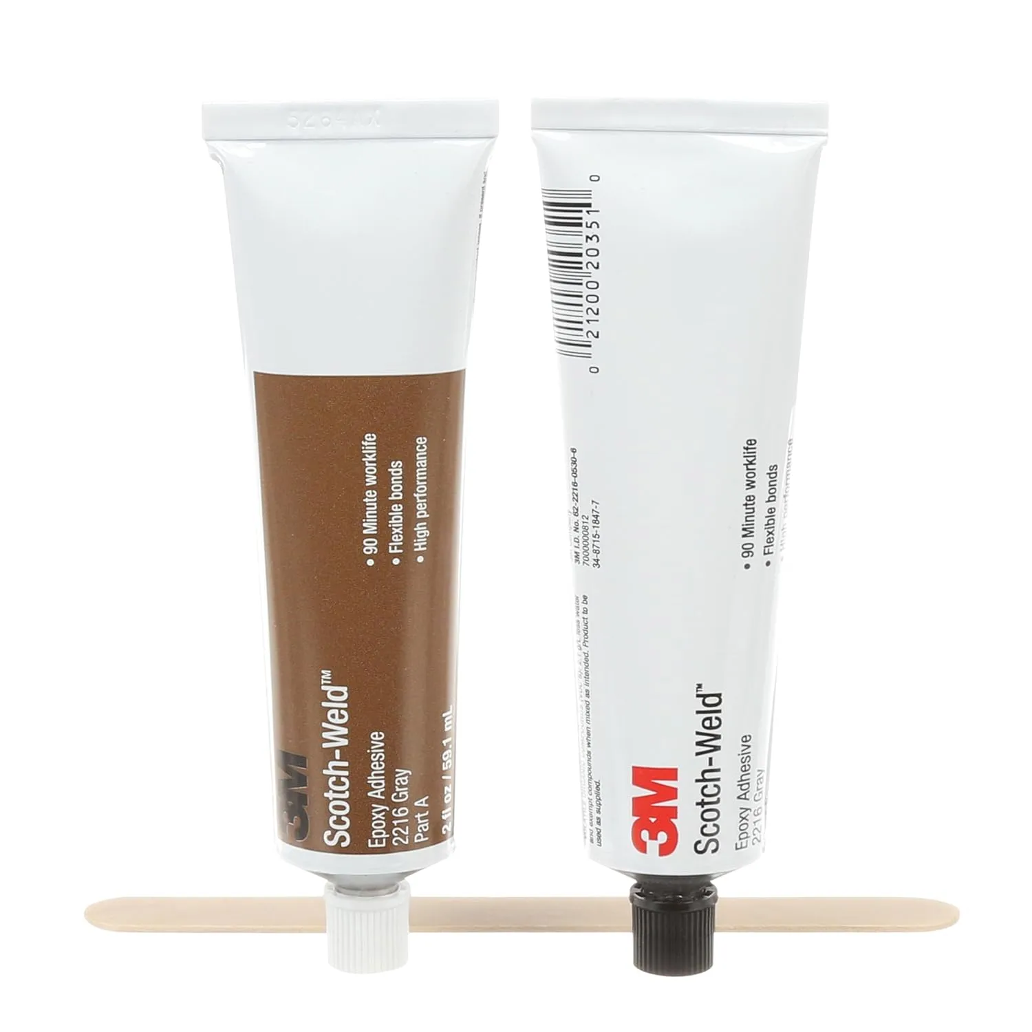 3M Scotch-Weld Epoxy Adhesive 2216 Part B/A Tube Kit, 2 fl oz (59.1 mL)