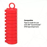 3M ScotchCode Wire Marker Tape Dispenser w/ Tape STD-0-9, Includes 1 each of 0-9 numbered rolls Wire Marker Tape Dispenser